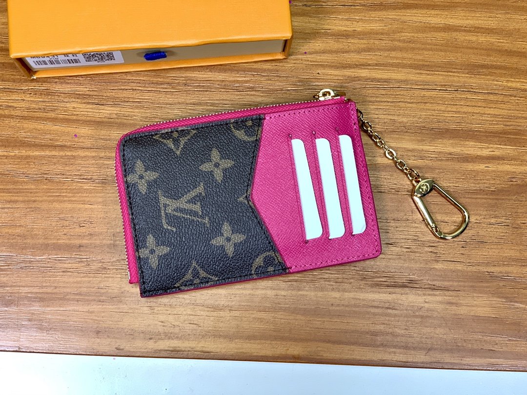 レクトヴェルソ モノグラム ウォレット 13cm ピンク (代金引換)