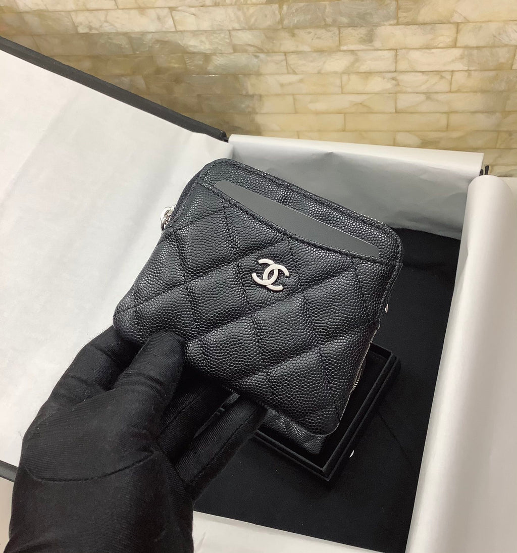 シルバーハードウェア付きカードホルダー 19cm (代金引換)