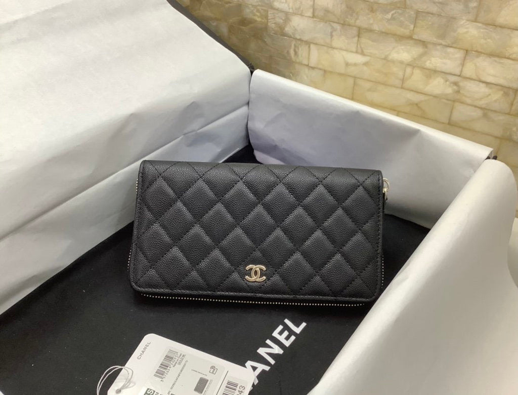 ロングウォレット ゴールドハードウェア 19cm (代金引換)
