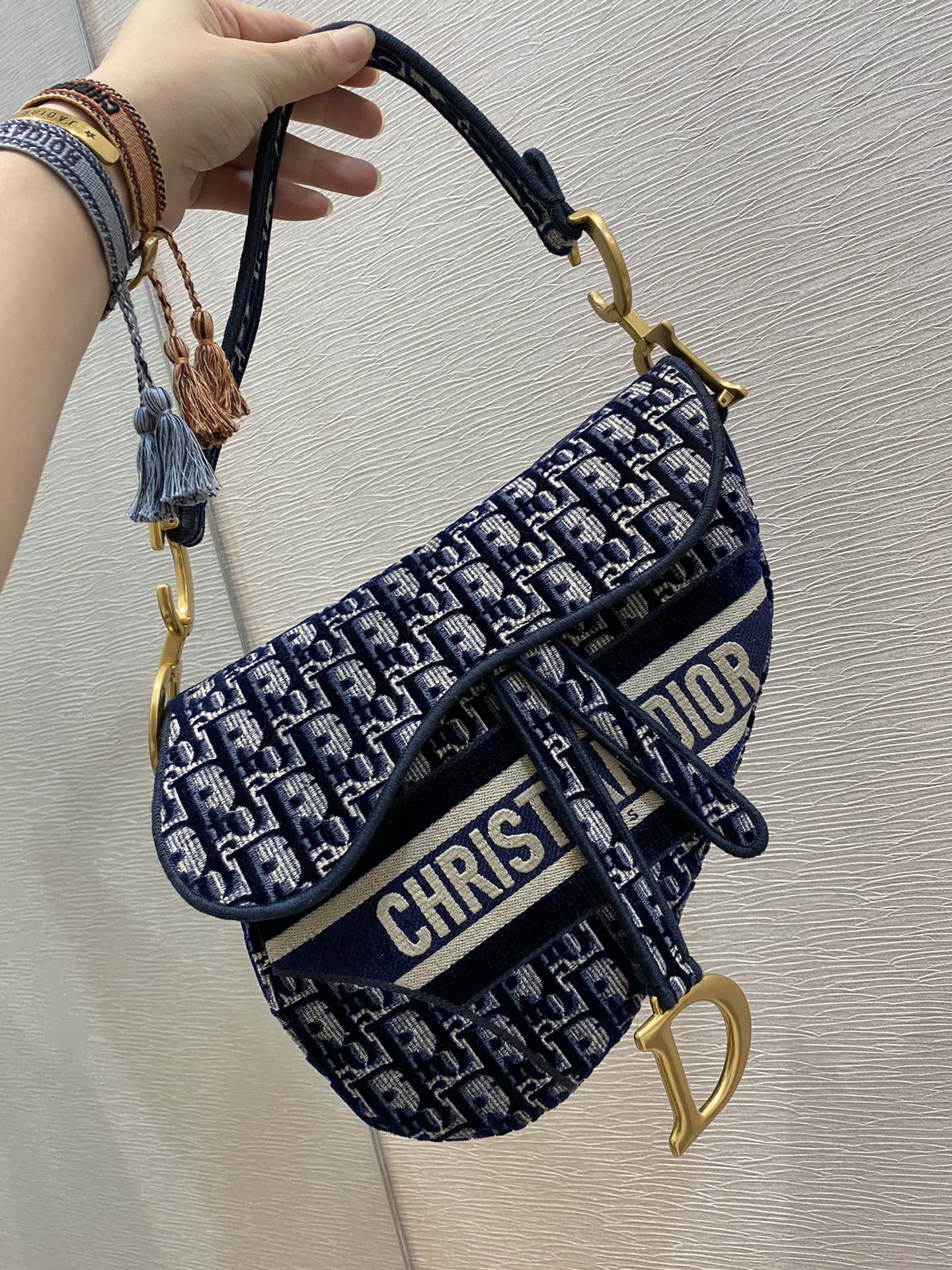 ブルー ハンドル バッグ 25cm (代金引換)