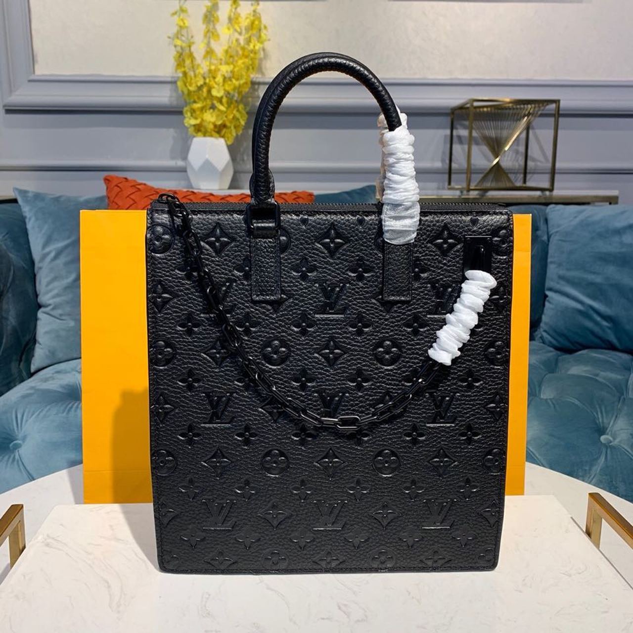 メンズ ブリーフケース ランウェイバッグ 28cm モノグラム アンプルント 春夏コレクション M44476 ブラック (代金引換)