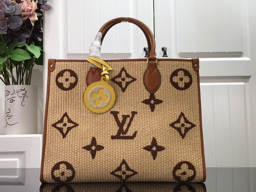 オンザゴー MM モノグラム 41cm ブラウン (代金引換)