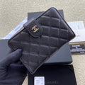 ミディアムウォレット シルバーハードウェア 15cm (代金引換)