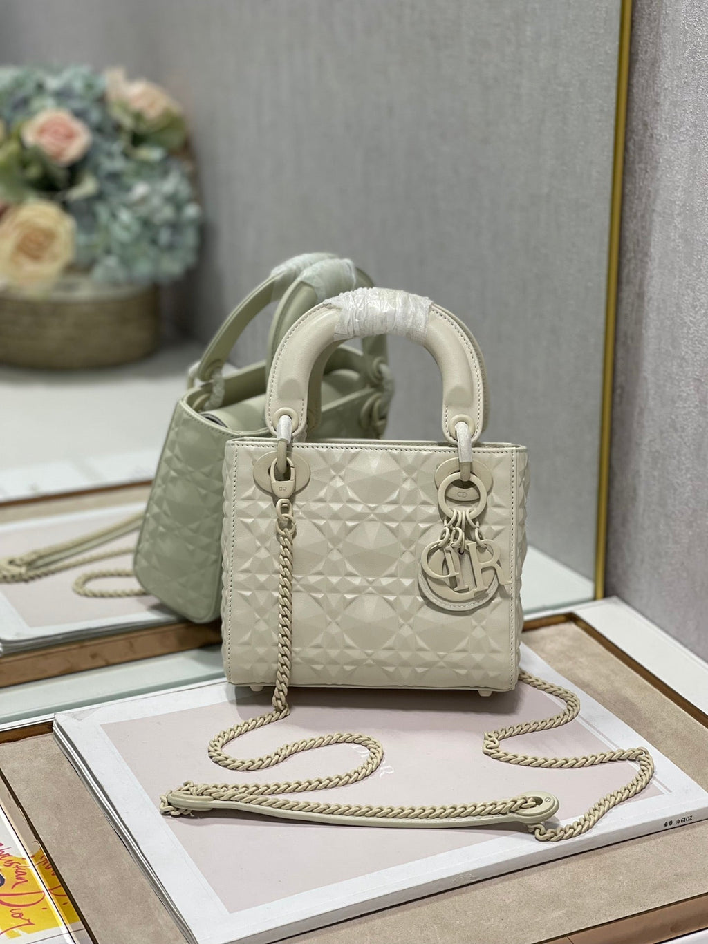 レディ バッグ 17cm ベージュ (代金引換)