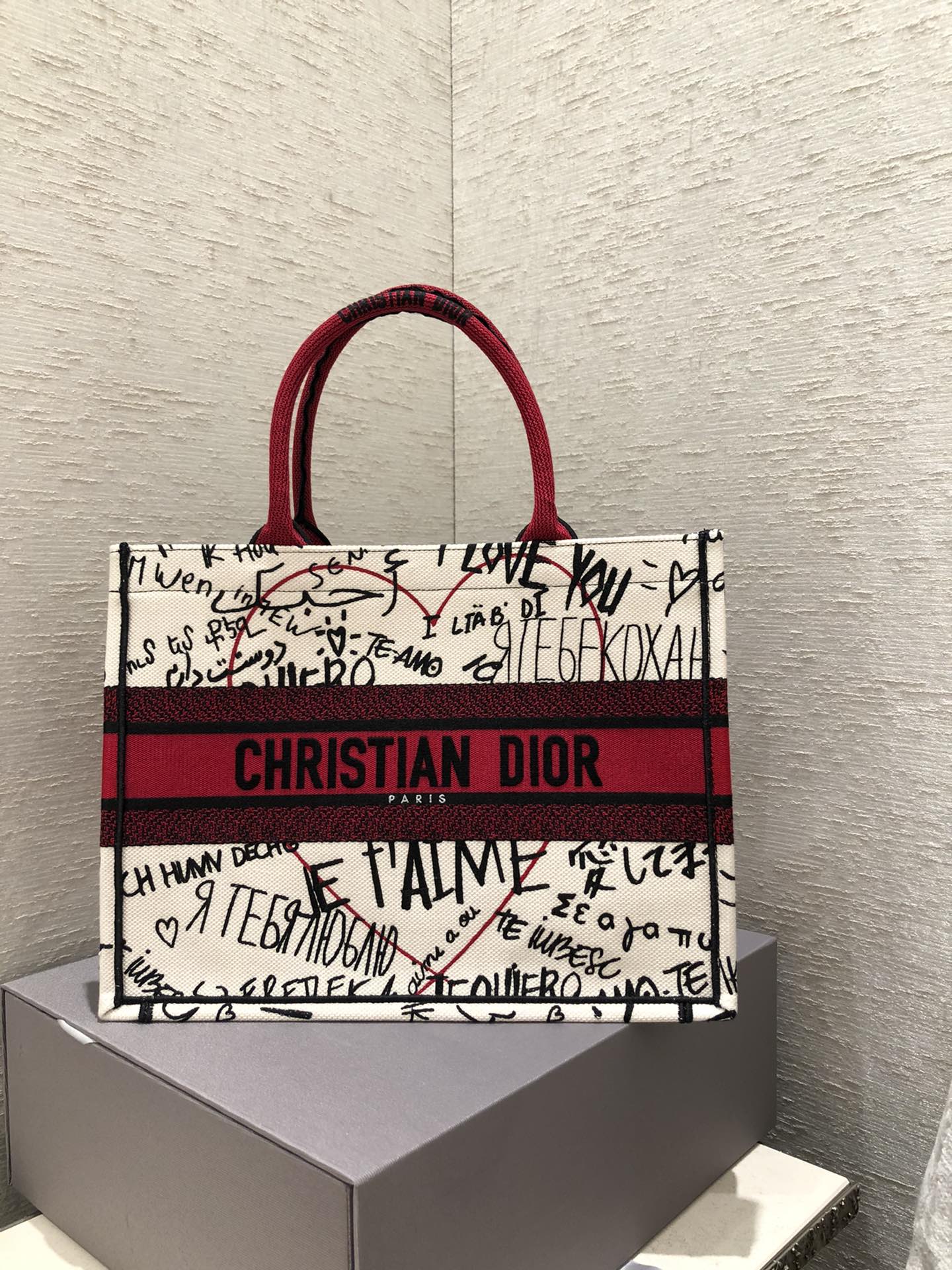 レッドミニブックトート 36cm (代金引換)