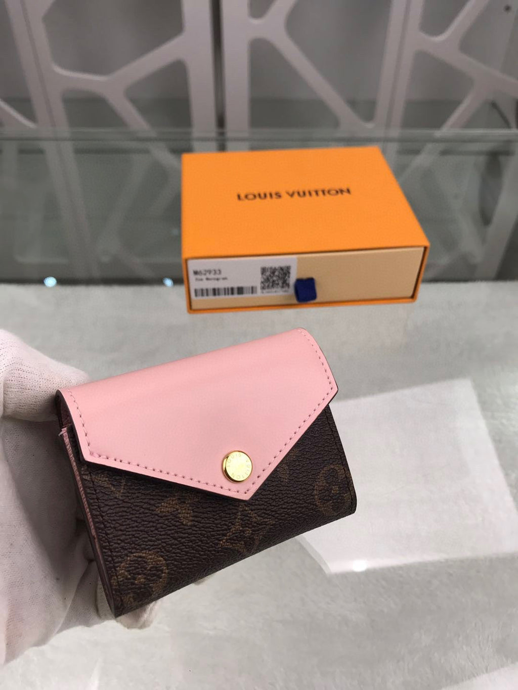 モノグラム 財布 10cm ブラウン (代金引換)