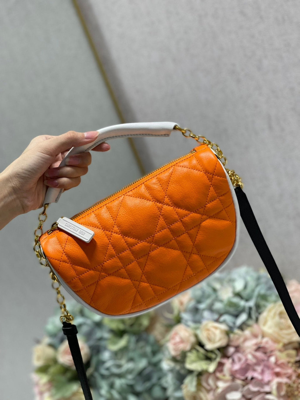 スモールヴァイブホーボーバッグ 20cm オレンジ (代金引換)