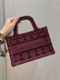 レッドミニハンドルバッグ 23cm (代金引換)