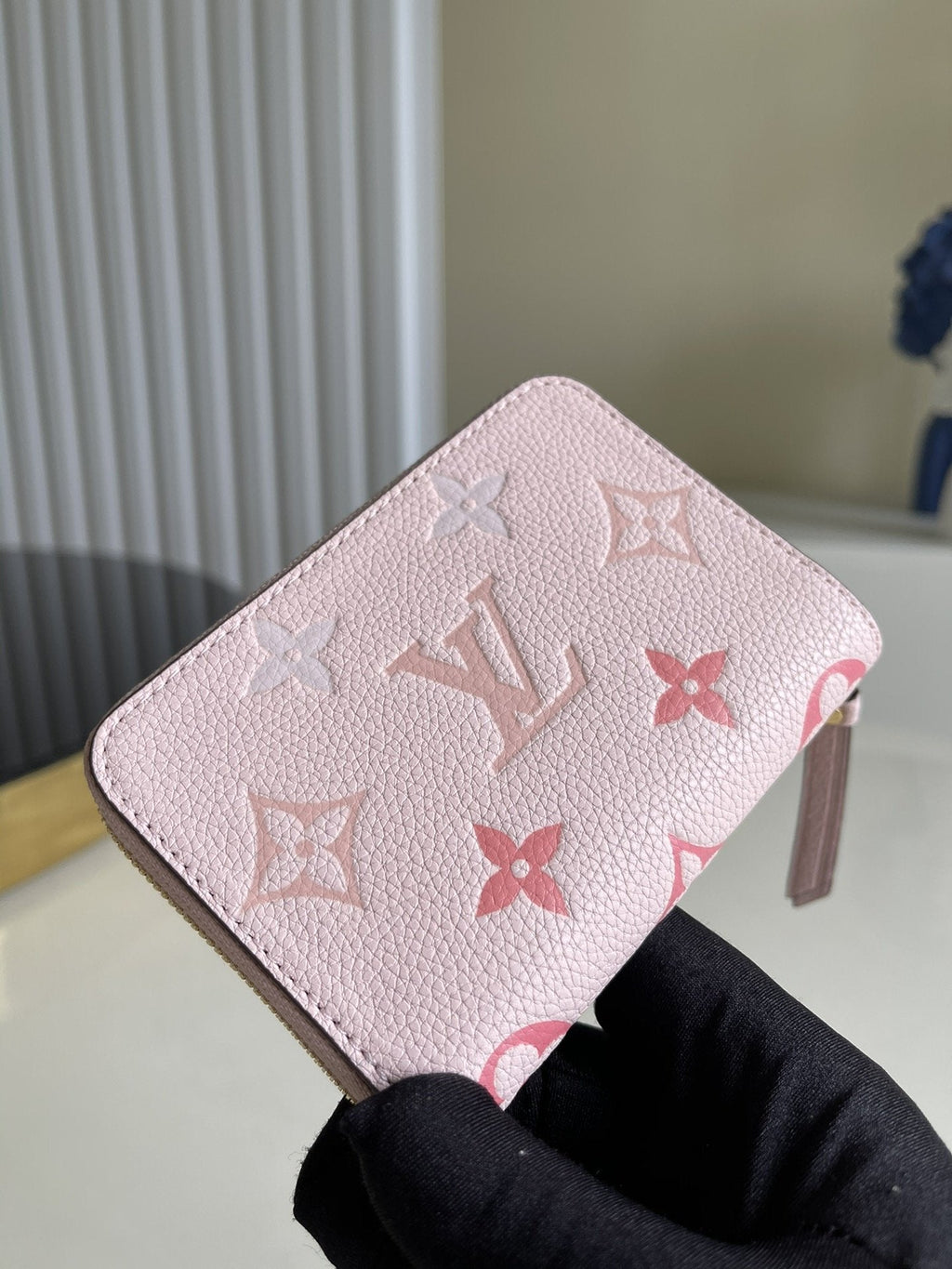 モノグラム 財布 11cm ピンク (代金引換)