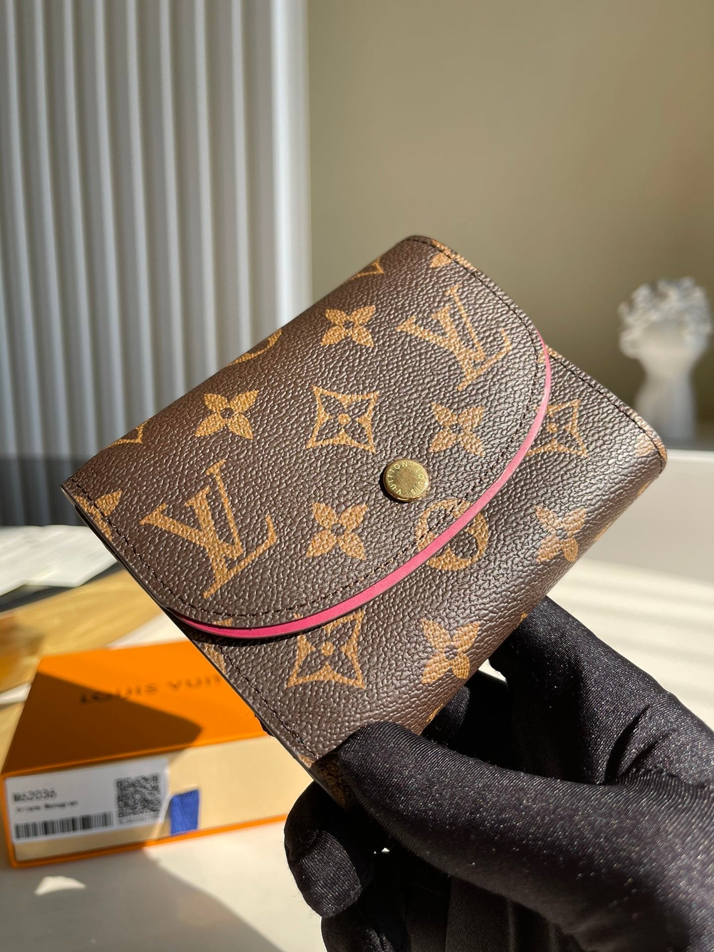 モノグラム 財布 12cm ブラウン (代金引換)