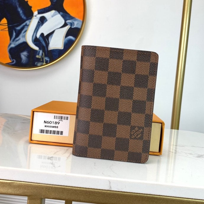 ダミエ 財布 14cm ブラウン (代金引換)