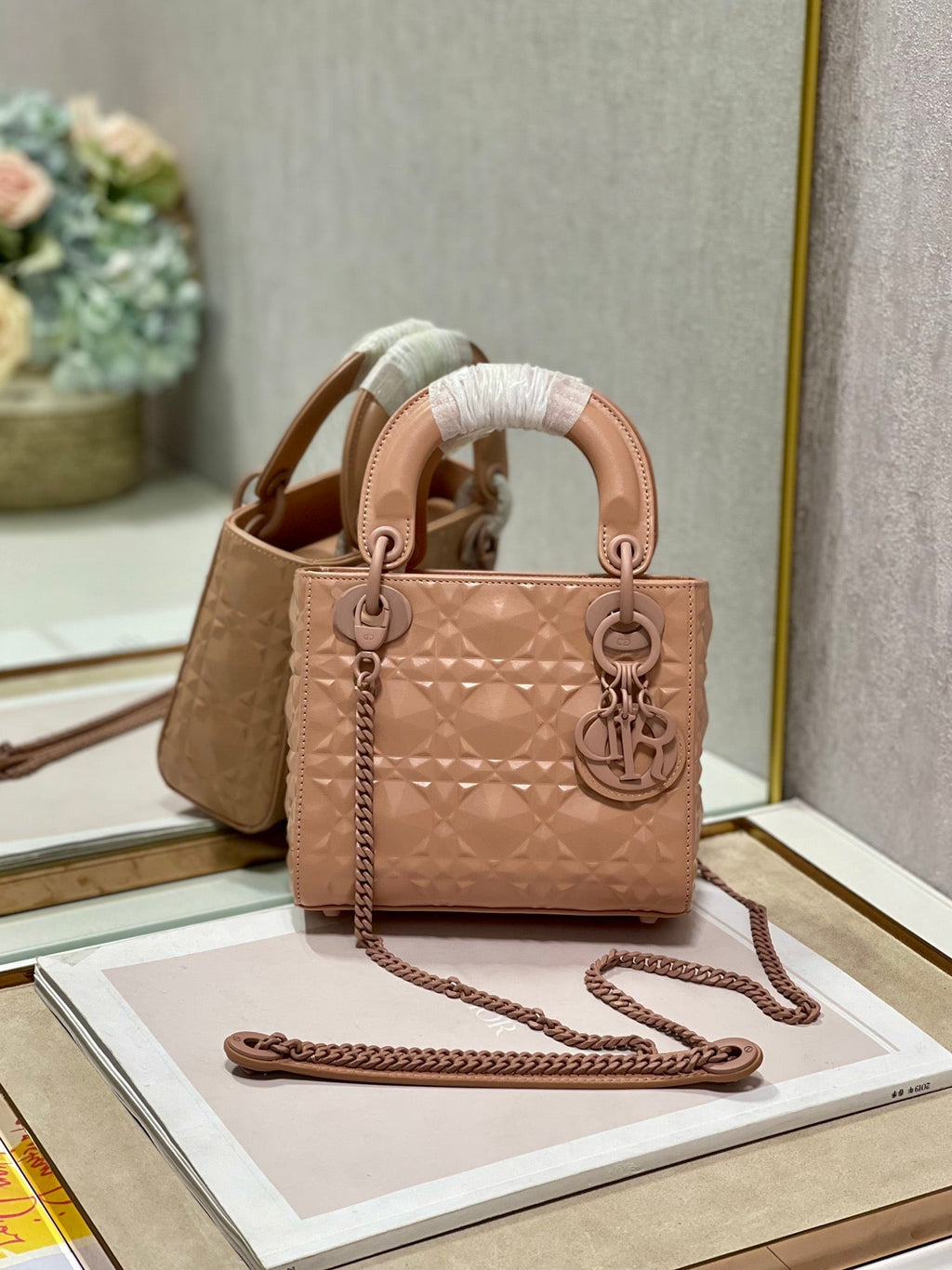 レディ バッグ 17cm ブラウン (代金引換)