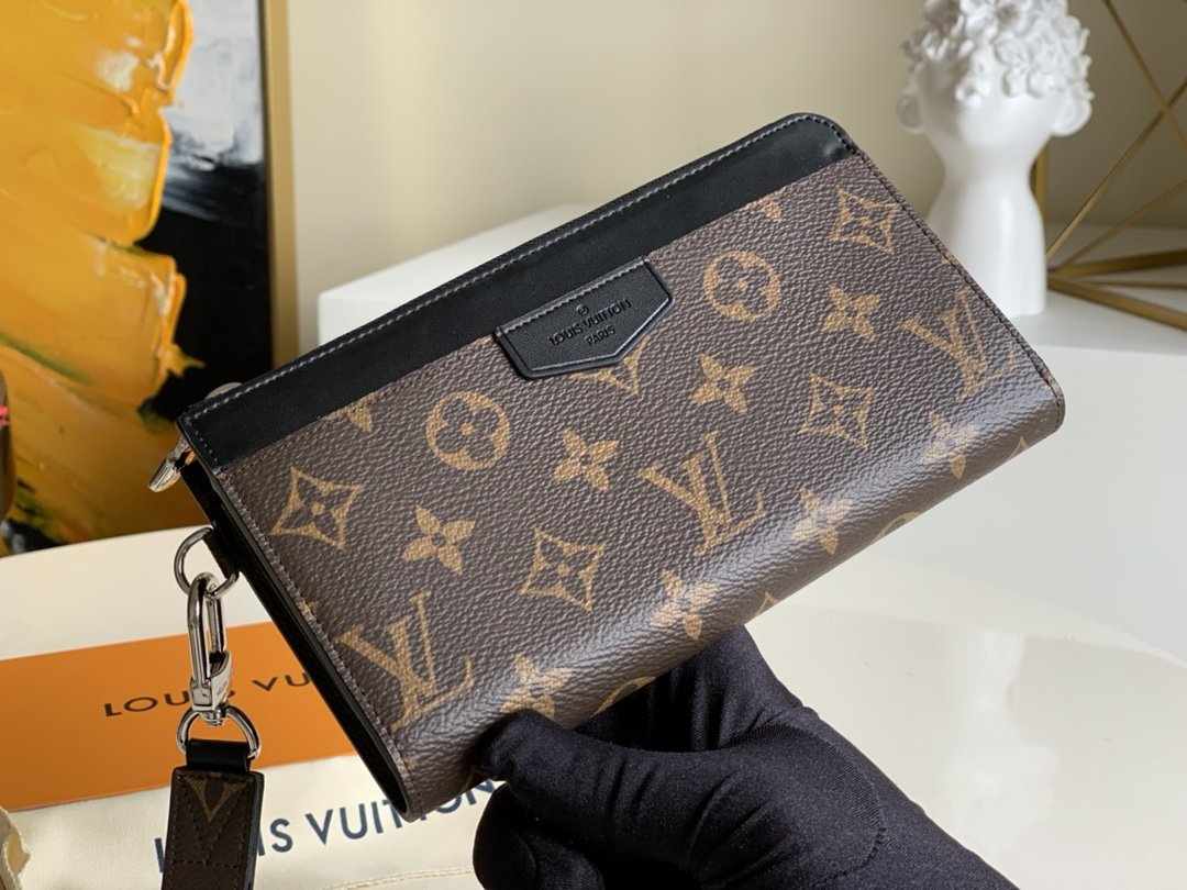モノグラム 財布 19cm ブラウン (代金引換)
