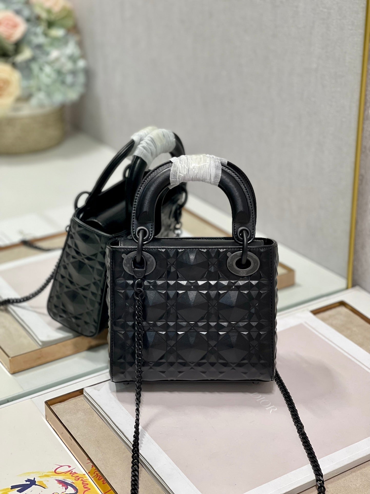 レディ バッグ ブラックメタル金具 17cm ブラック (代金引換)