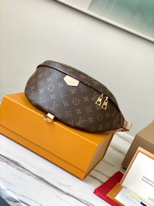バムバッグ 37cm モノグラム キャンバス 春夏コレクション ブラウン (代金引換)