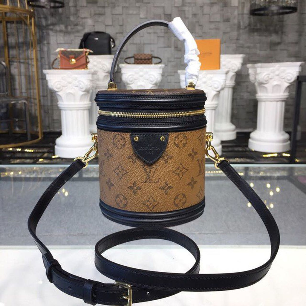 カンヌ バッグ 16cm モノグラム リバースキャンバス 春夏コレクション M43986 ブラウン (代金引換)