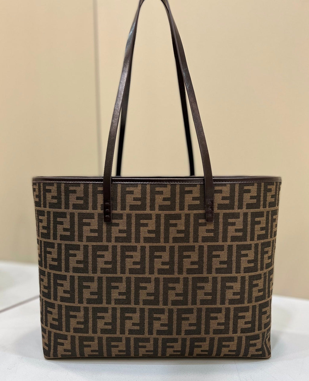 トートバッグ 48cm ブラウン (代金引換)