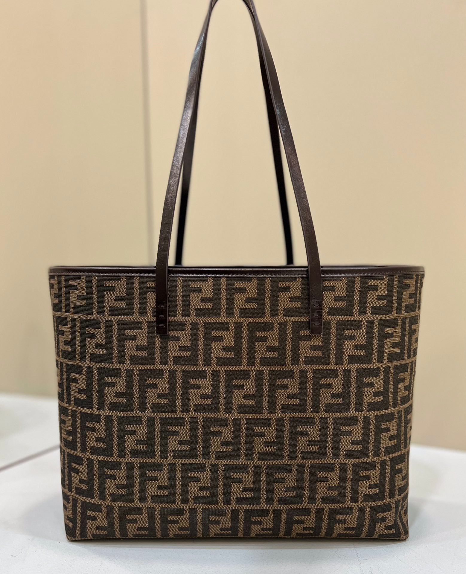 トートバッグ 48cm ブラウン (代金引換)