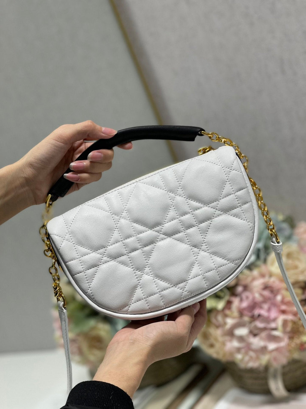 スモールヴァイブホーボーバッグ 20cm ホワイト (代金引換)