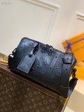 キープオール シティ バッグ 28cm モノグラム シール カウハイド キャンバス 春夏コレクション M57961 ブラック (代金引換)