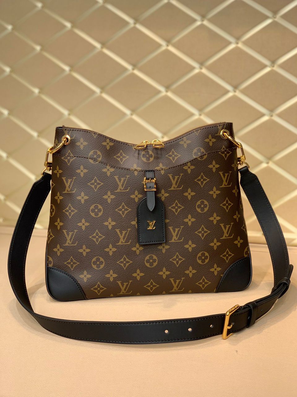 ハンドルバッグ 28cm ブラウン (代金引換)