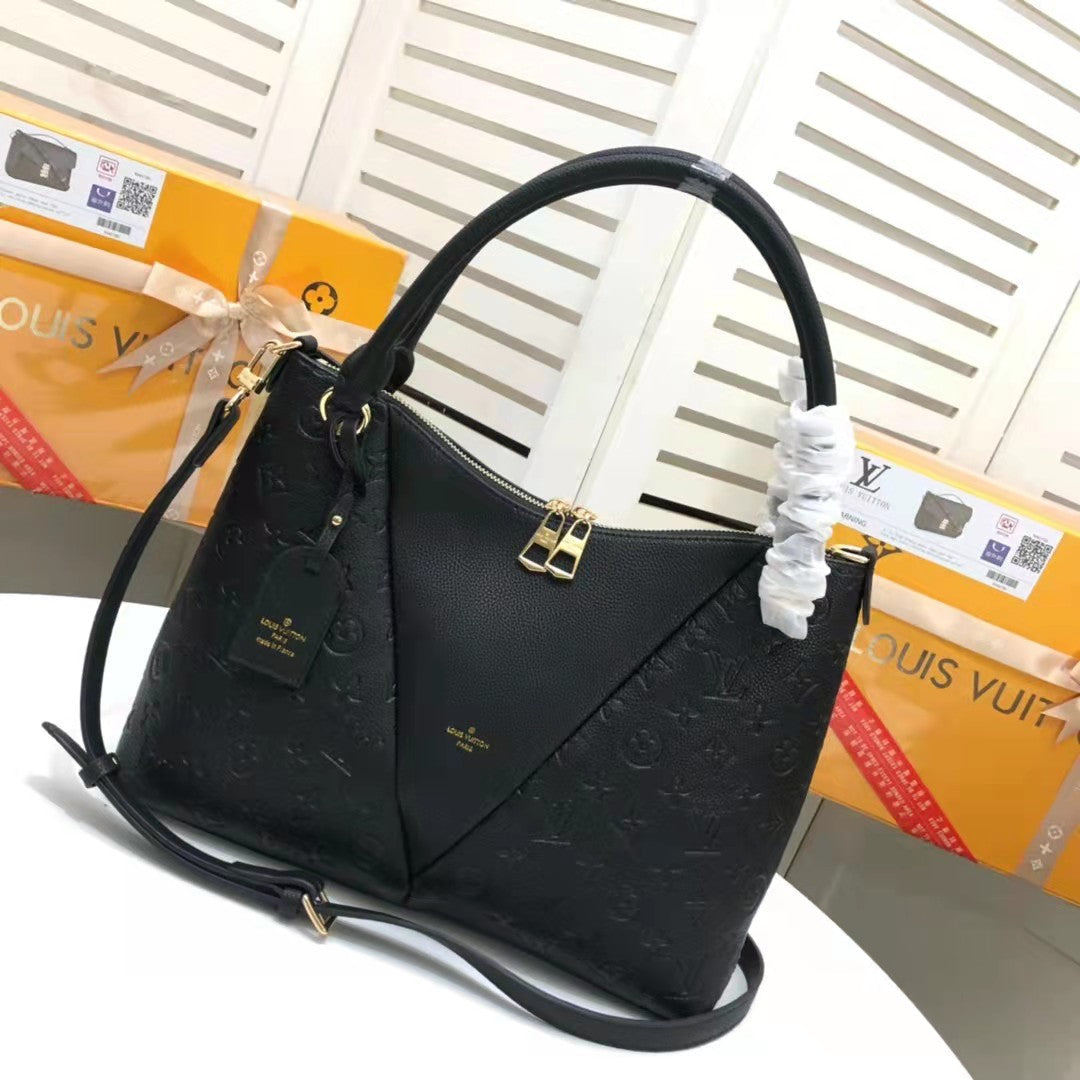 VトートMMバッグ モノグラムアンプラントキャンバス 春夏コレクション M44421 26cm ブラック (代金引換)