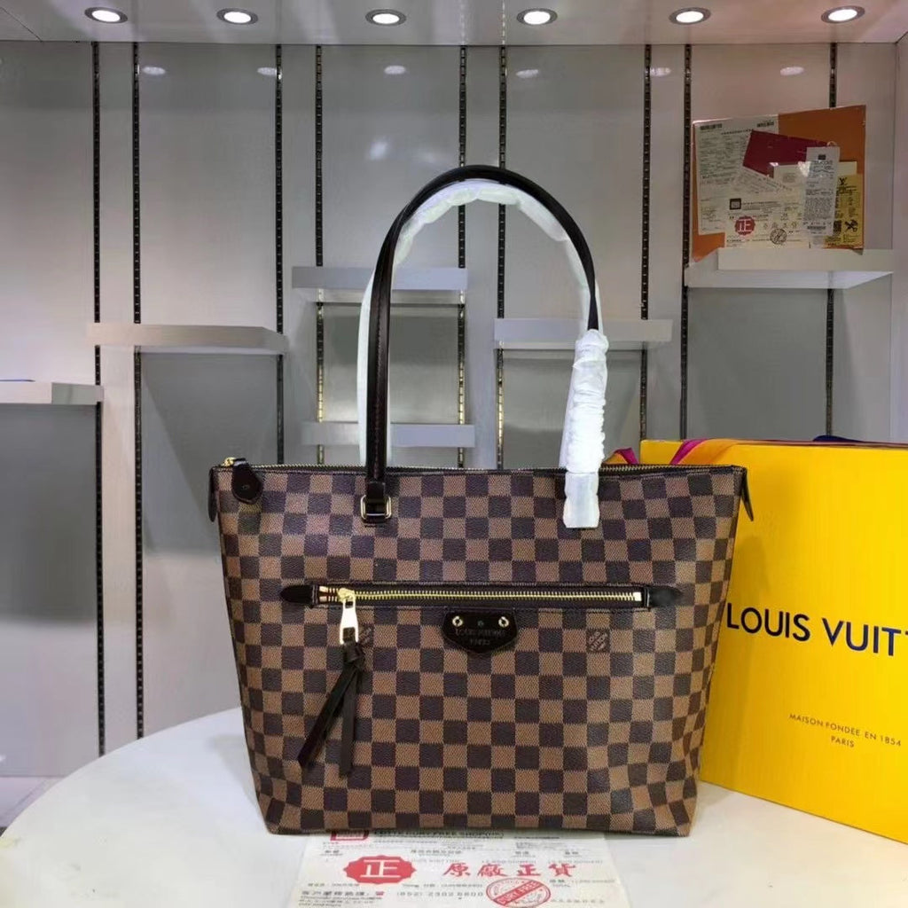 イエナ MM バッグ 34cm ダミエ エベヌ キャンバス 秋冬コレクション N41013 ブラウン (代金引換)