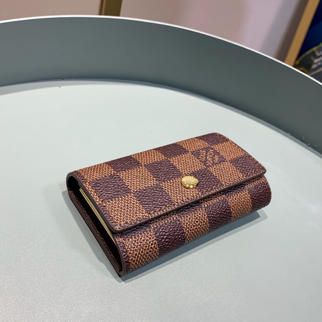 ダミエ 財布 10cm ブラウン (代金引換)