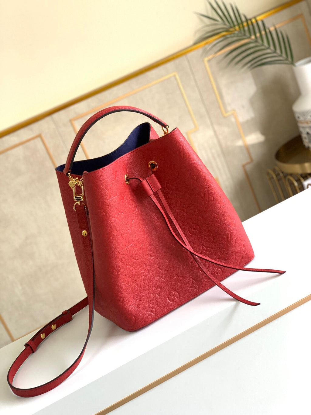 クロスボディバッグ 26cm レッド (代金引換)