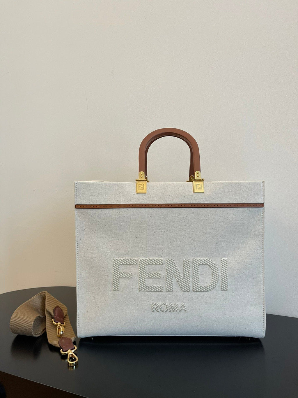 トートバッグ 35cm ベージュ (代金引換)
