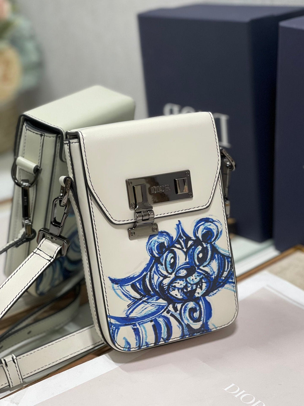 D-バブルバケットバッグ 19cm ホワイト (代金引換)
