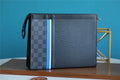 ポシェット ヴォヤージュ MM エピ ダミエ グラフィット キャンバス ブラック メンズ トラベルアクセサリー 27cm M56827 (代金引換)